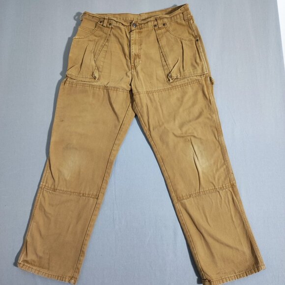Dickies Carpenter pants men's sz W34/L31 desert brown colour heavy duties canvas - Picture 1 of 16